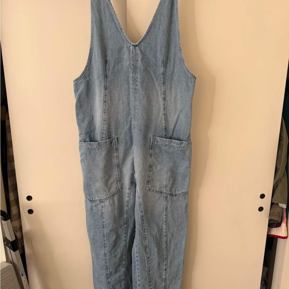 We The Free Denim Jumpsuit